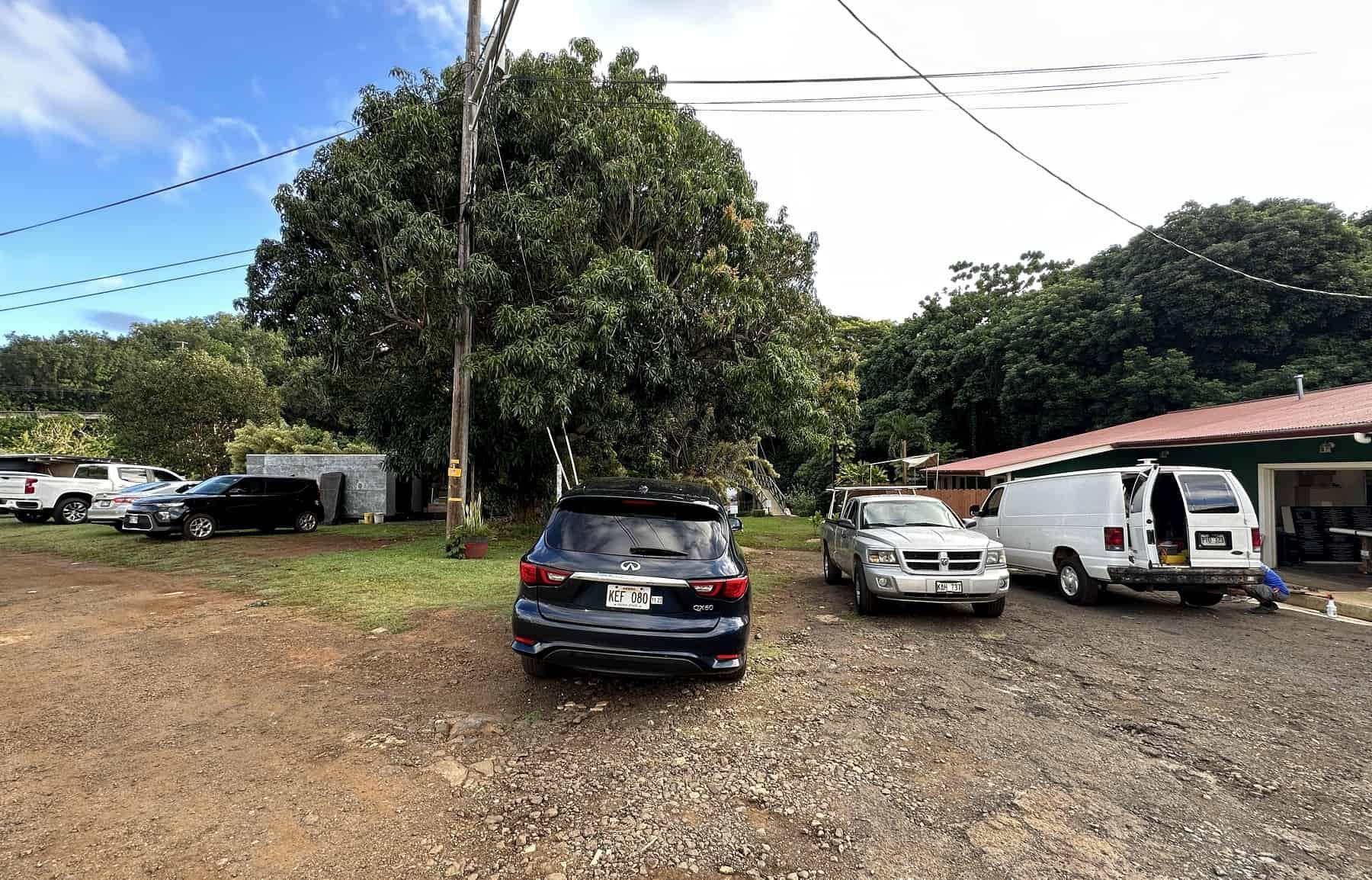 Kapaia Swinging Bridge Parking