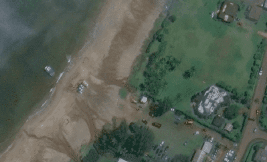 Kauai Flooding Satellite Photo