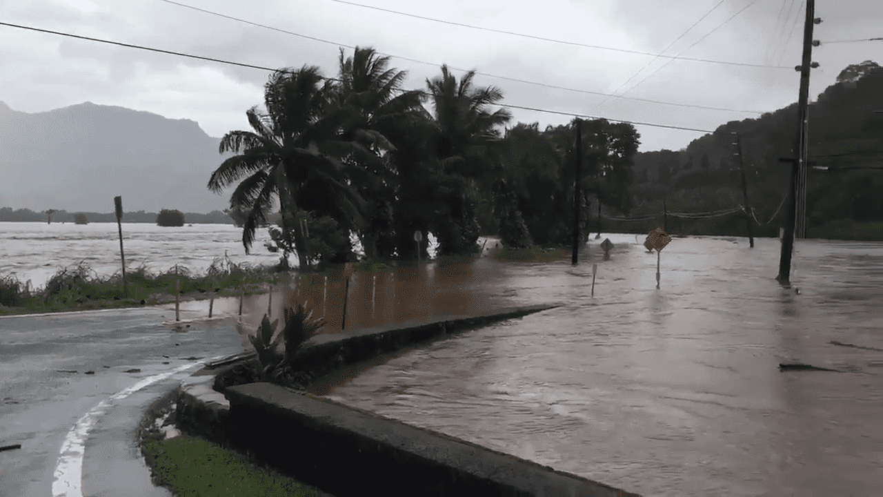 Historic Flooding Hits Kauai