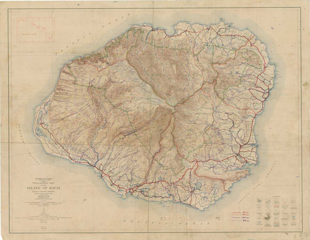 Kauai Map 1947