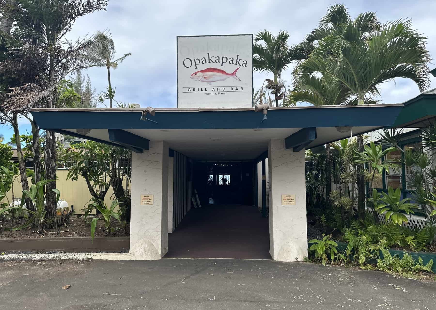 Opakapaka Restaurant Kauai